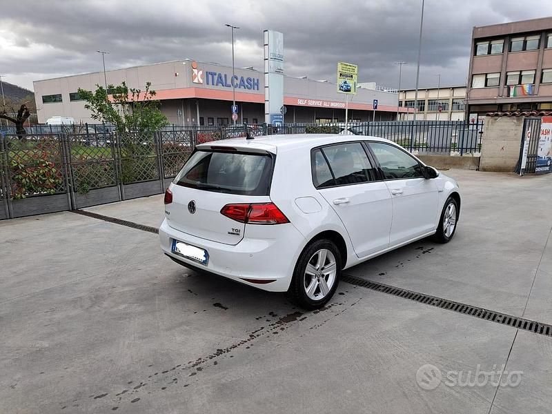 Usata VW Golf VII Highline 110 CV (80 kW) 2016 Bianco Berlina