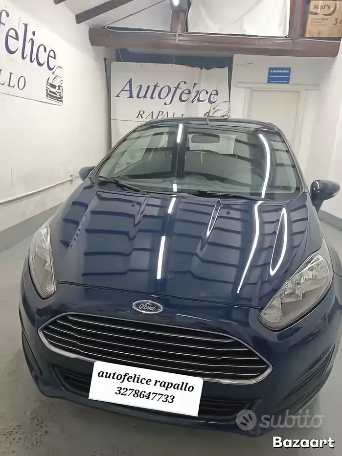 Usata Ford Fiesta Titanium 80 CV (58 kW) 2013 Blu Berlina