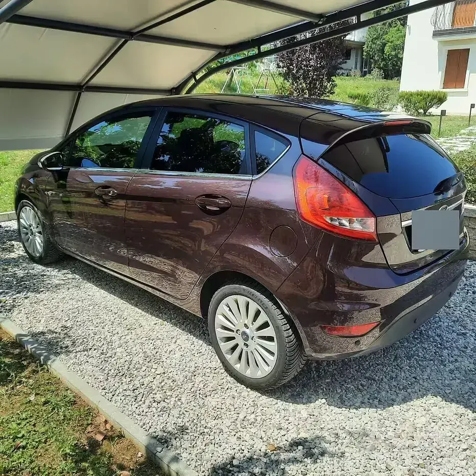 Usata Ford Fiesta Titanium 97 CV (71 kW) 2009 Rosso Berlina