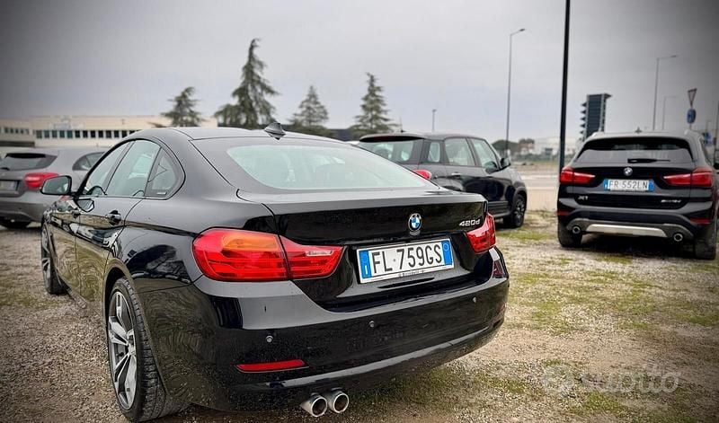 Usata BMW 420 Sport Line 190 CV (139 kW) 2016 Nero Berlina