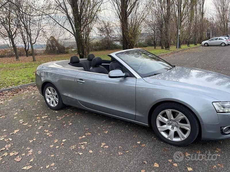 Usata Audi A5 Cabriolet 160 CV (117 kW) 2011 Grigio Cabrio