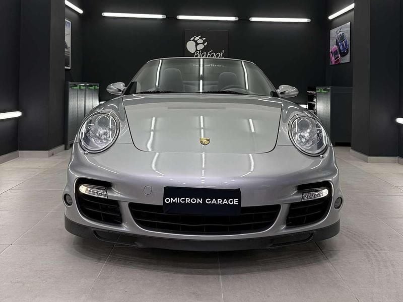 Usata Porsche 997 Turbo 480 CV (353 kW) 2008 Argento Cabrio