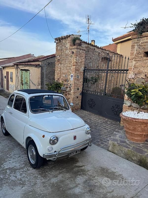 Usata Fiat Cinquecento 1970 Bianco Utilitaria