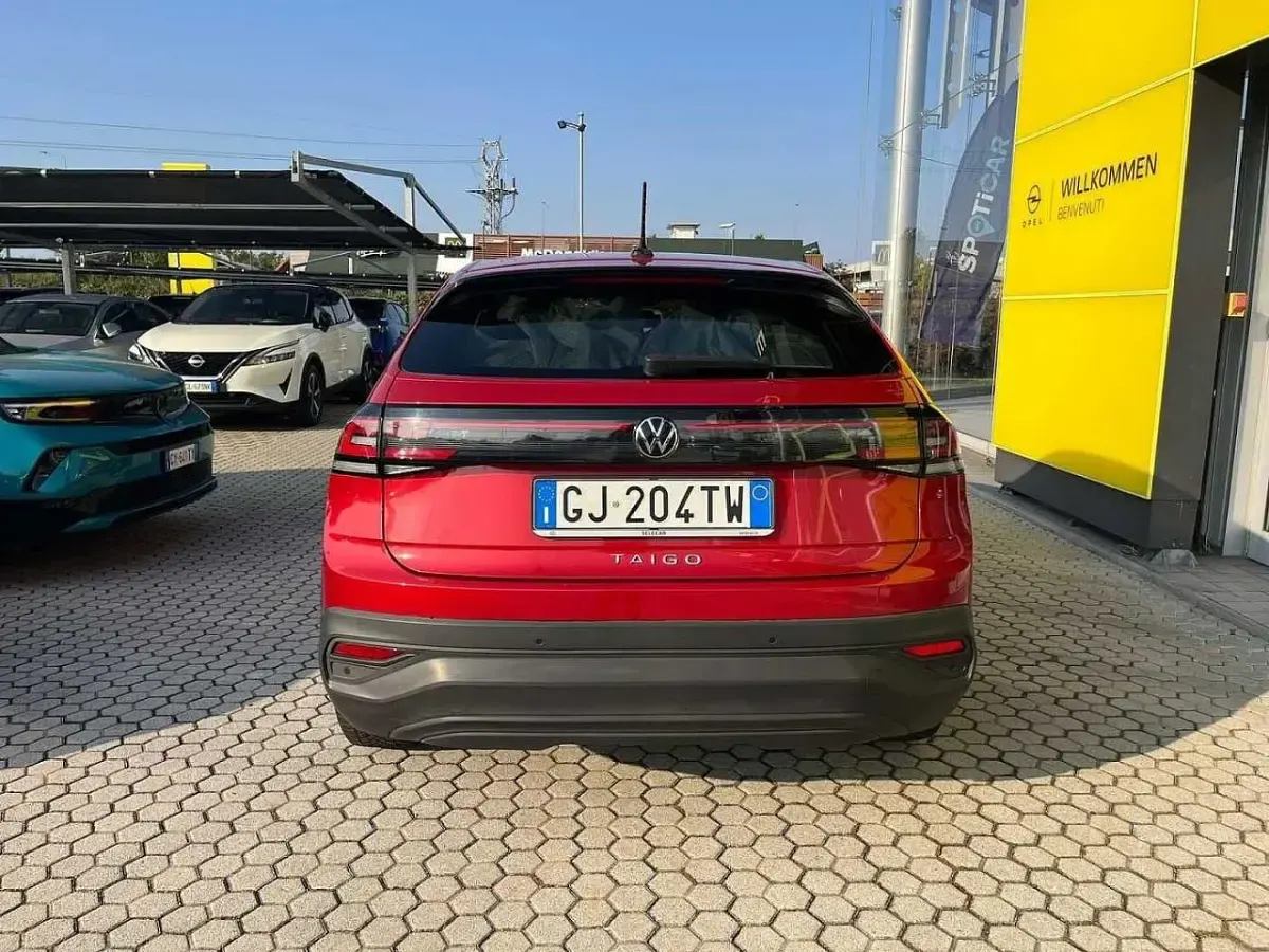 Usata VW Taigo Life 110 CV (80 kW) 2022 Rosso SUV
