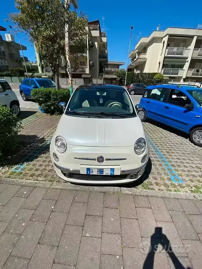 Usata Fiat 500 Pop 69 CV (50 kW) 2011 Bianco Utilitaria