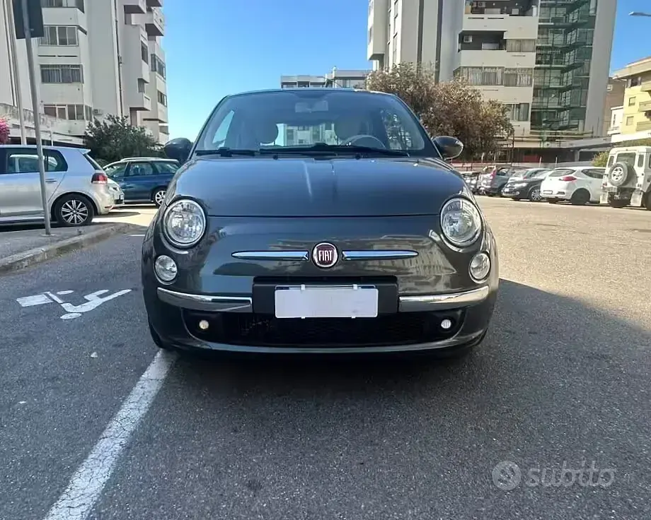 Usata Fiat 500 Lounge 95 CV (69 kW) 2015 Grigio Berlina