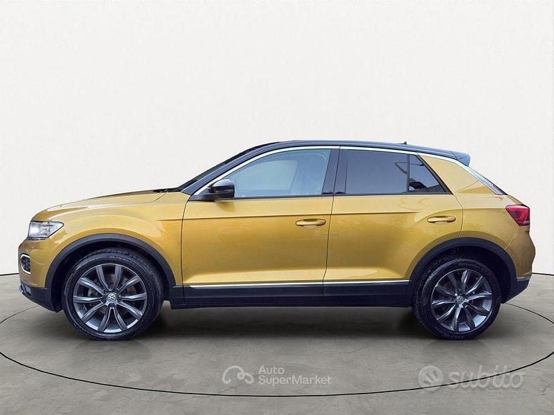Usata VW T-Roc Advance 150 CV (110 kW) 2018 Giallo SUV
