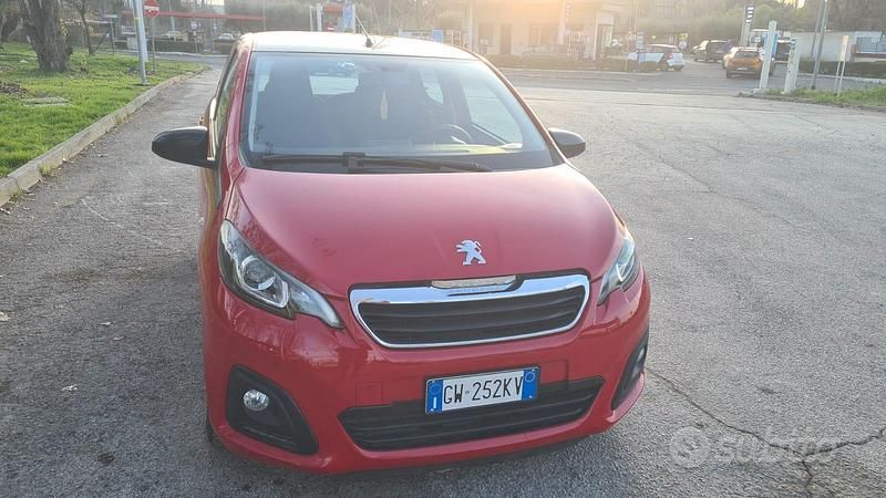 Usata Peugeot 108 82 CV (60 kW) 2021 Rosso Utilitaria