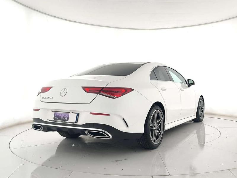 Usata Mercedes CLA200 Premium 150 CV (110 kW) 2022 Bianco pastello Coupé
