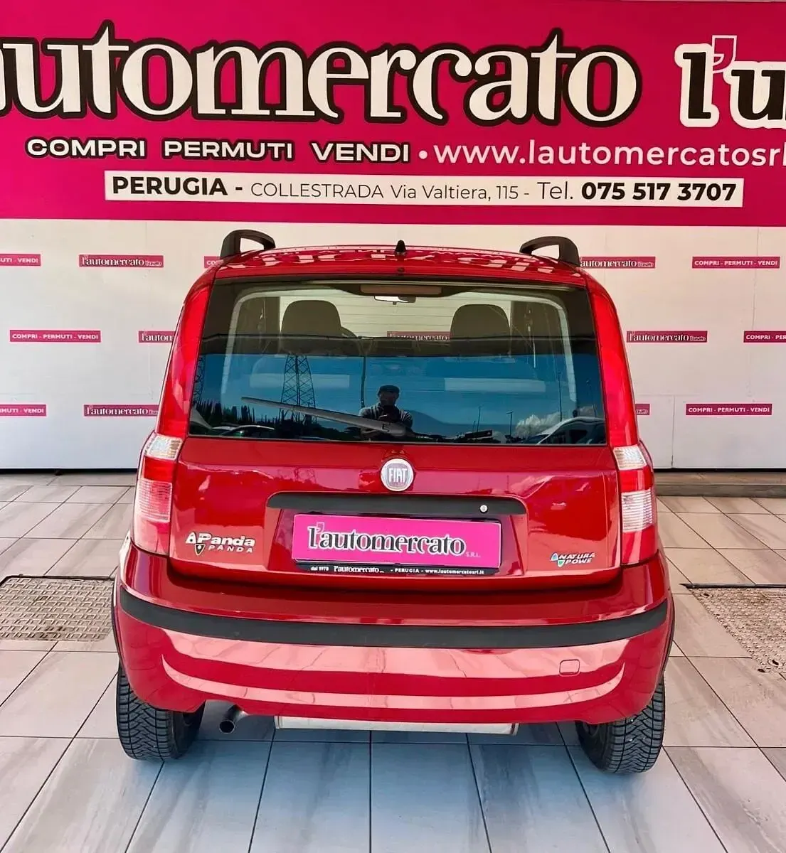 Usata Fiat Panda Dynamic 59 CV (43 kW) 2009 Rosso Utilitaria