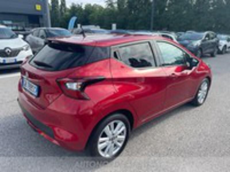 Usata Nissan Micra Acenta 101 CV (74 kW) 2020 Rosso Utilitaria