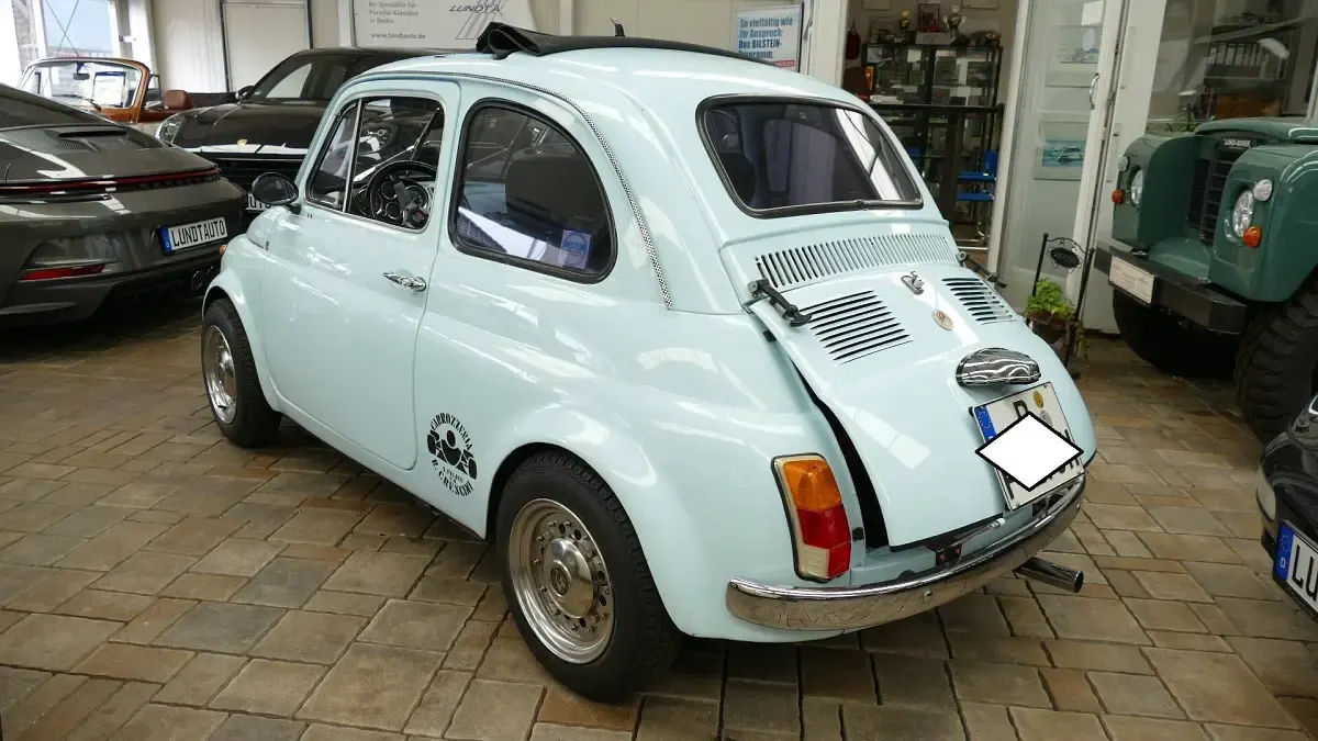 Usata Fiat 500 18 CV (13 kW) 1973 Blu Utilitaria