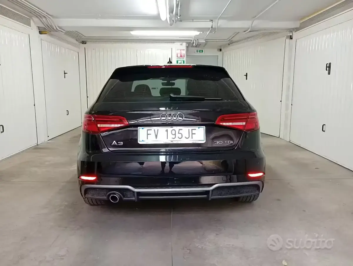Usata Audi A3 Admired 116 CV (85 kW) 2019 Nero Berlina