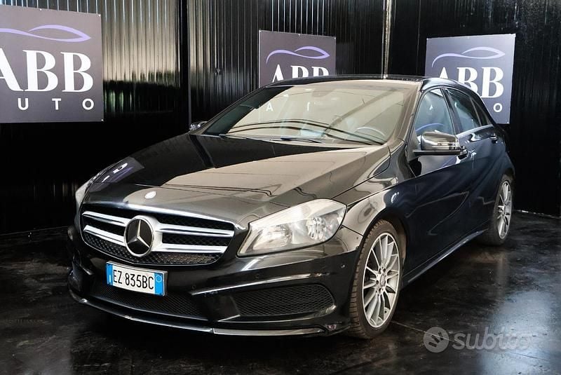 Usata Mercedes A200 AMG 136 CV (100 kW) 2015 Nero Berlina