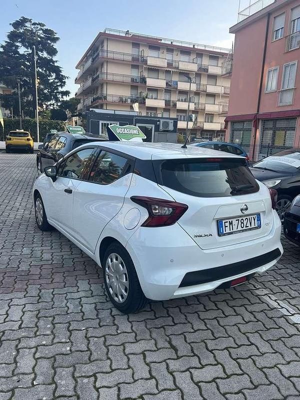 Usata Nissan Micra Acenta 71 CV (52 kW) 2018 Bianco Utilitaria