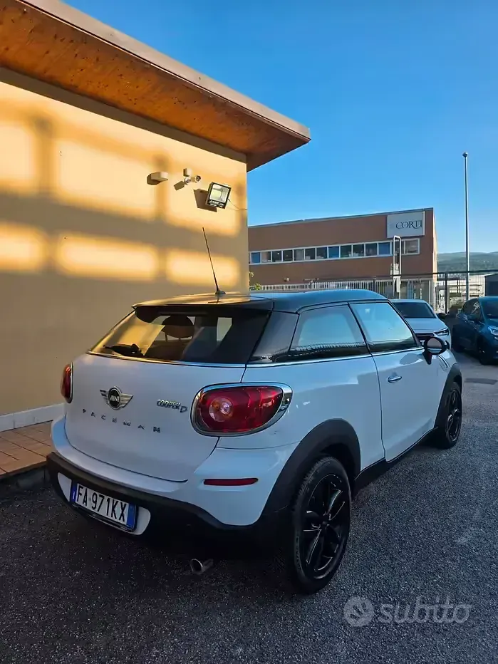 Usata Mini Cooper D Paceman Business 111 CV (81 kW) 2015 Bianco SUV