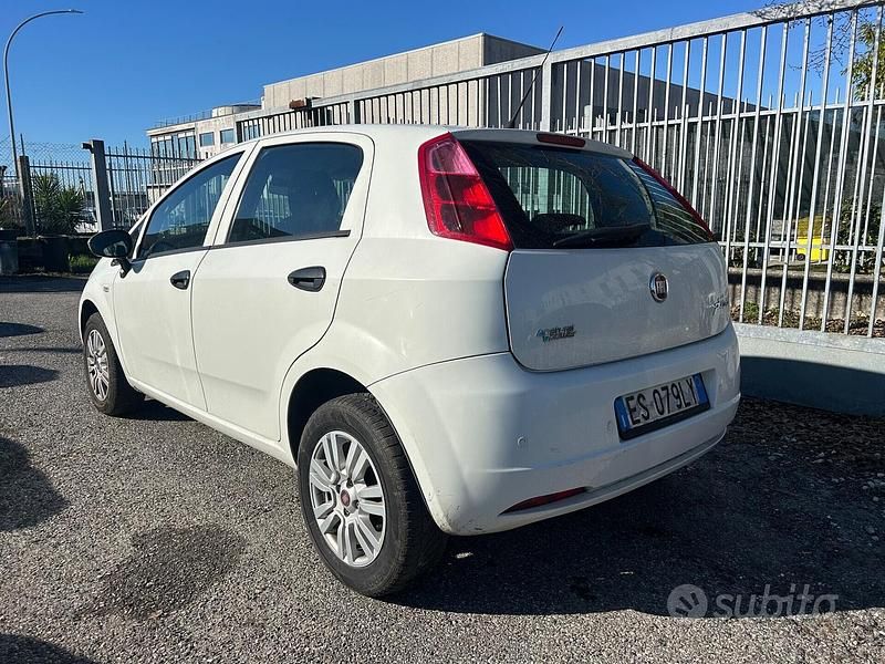 Usata Fiat Punto Lounge 77 CV (56 kW) 2013 Bianco Utilitaria