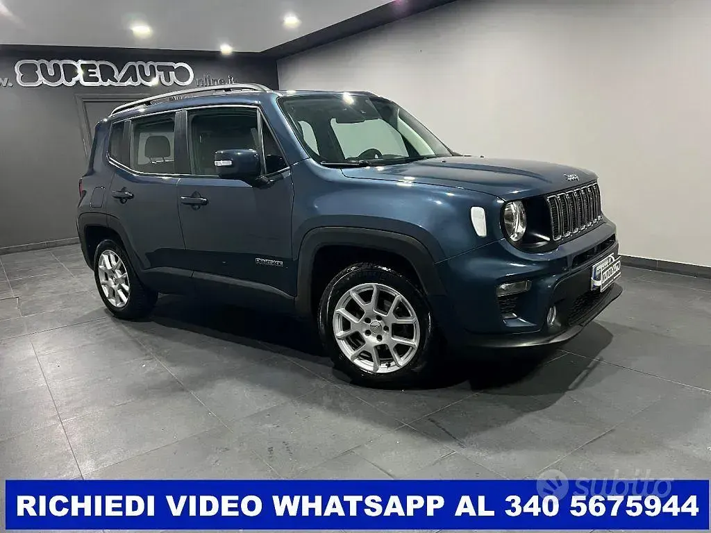 Usata Jeep Renegade Longitude 120 CV (88 kW) 2022 Blu SUV
