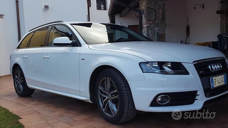 Usata Audi A4 S-Line 170 CV (125 kW) 2010 Bianco Berlina