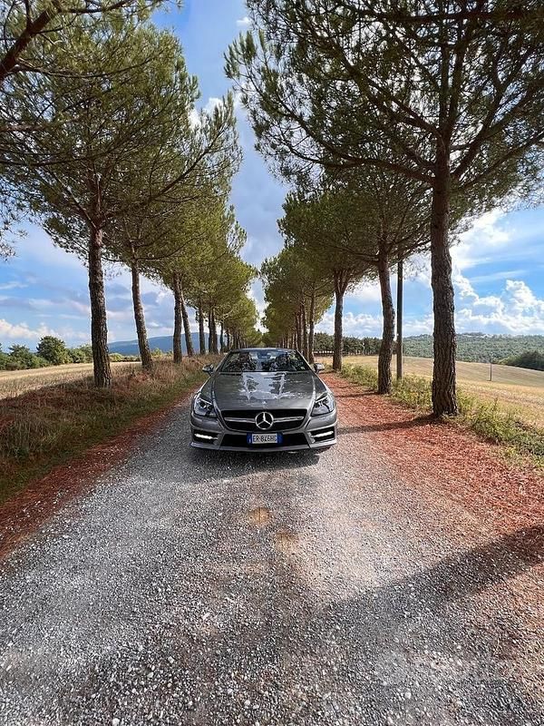 Usata Mercedes SLK200 184 CV (135 kW) 2013 Grigio Cabrio