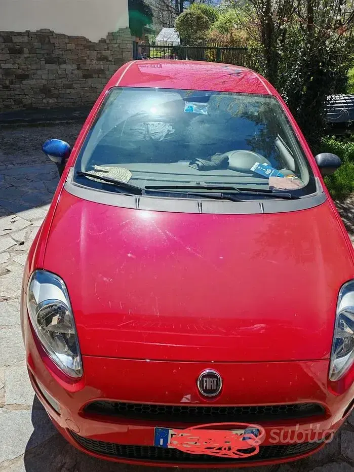 Usata Fiat Punto 75 CV (55 kW) 2017 Rosso Utilitaria