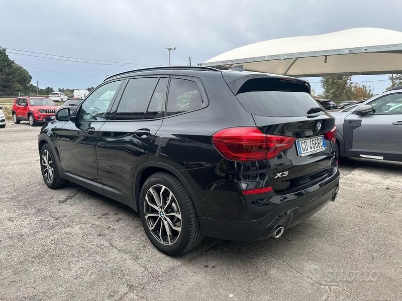 Usata BMW X3 190 CV (139 kW) 2020 Nero SUV