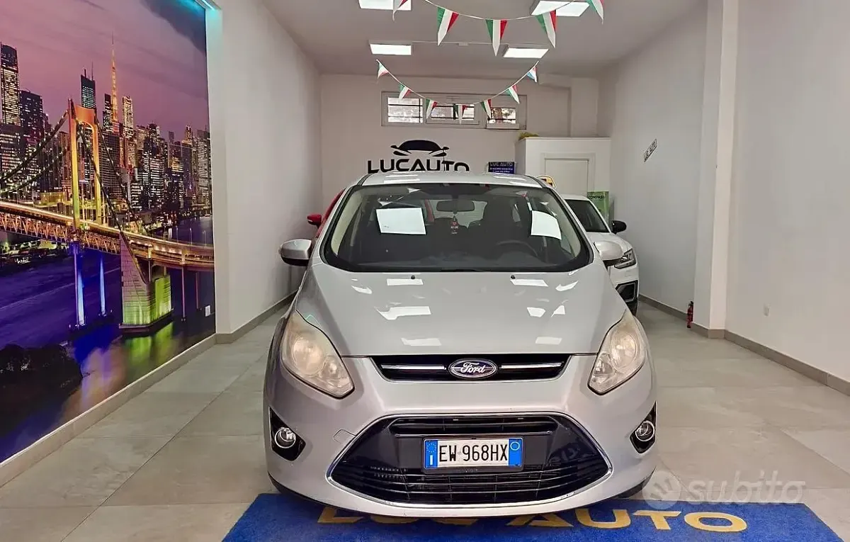 Usata Ford C-MAX Titanium 116 CV (85 kW) 2014 Grigio Monovolume