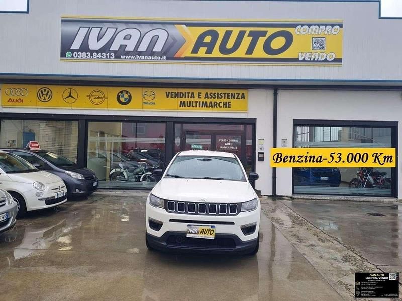 Bianco Usata 2019 Jeep Compass SUV | 17.200 € (Buon prezzo) - Immagine 1/4