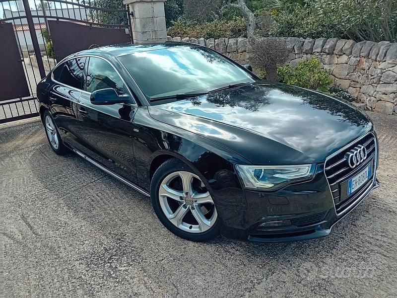 Usata Audi A5 Advanced 177 CV (130 kW) 2012 Nero Coupé