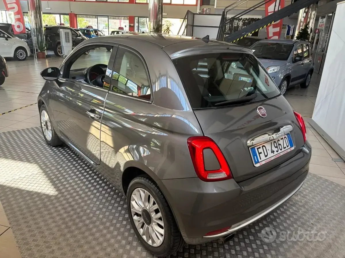 Usata Fiat 500 Lounge 69 CV (50 kW) 2016 Grigio Utilitaria