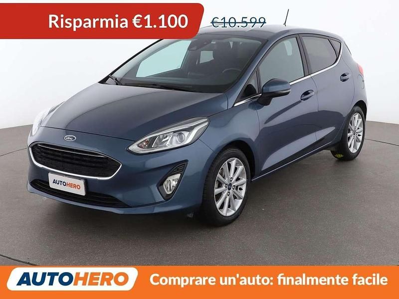 Usata Ford Fiesta Titanium 86 CV (63 kW) 2019 Blu/azzurro Utilitaria