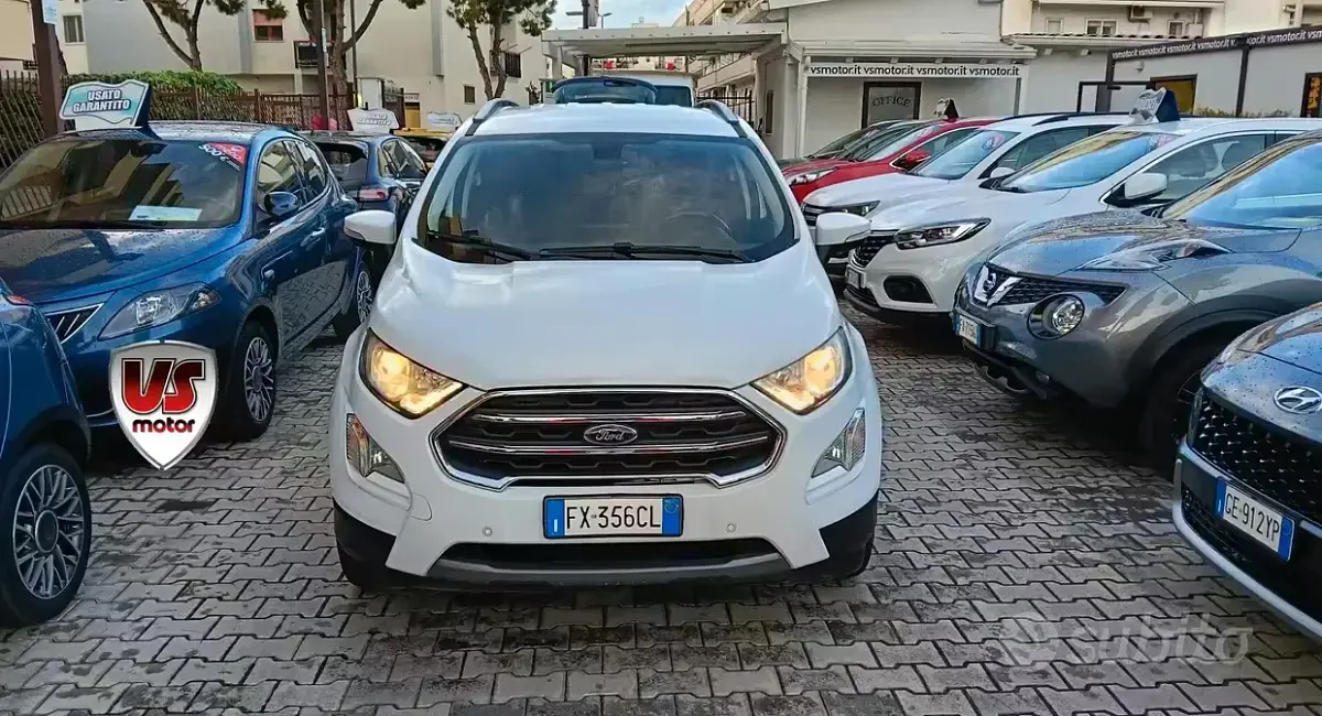 Usata Ford Ecosport Titanium 100 CV (73 kW) 2019 Bianco SUV