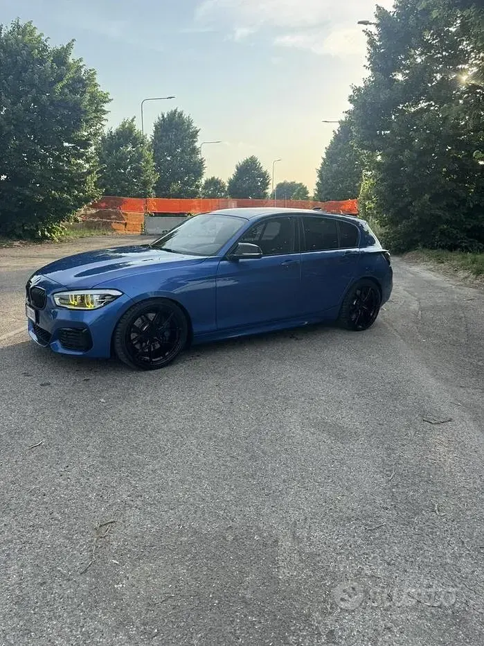 Usata BMW 125 M Performance 224 CV (164 kW) 2017 Blu Utilitaria