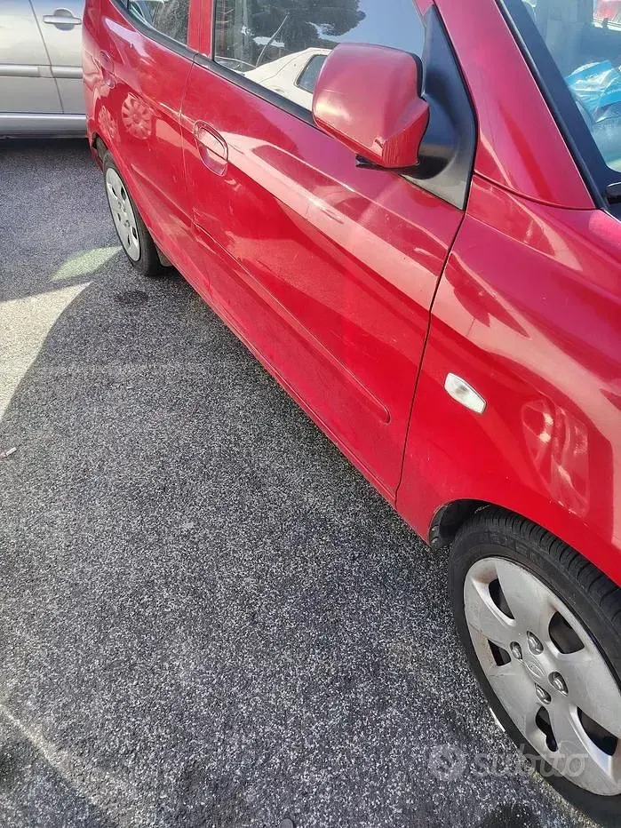Usata Kia Picanto 65 CV (47 kW) 2007 Rosso Utilitaria
