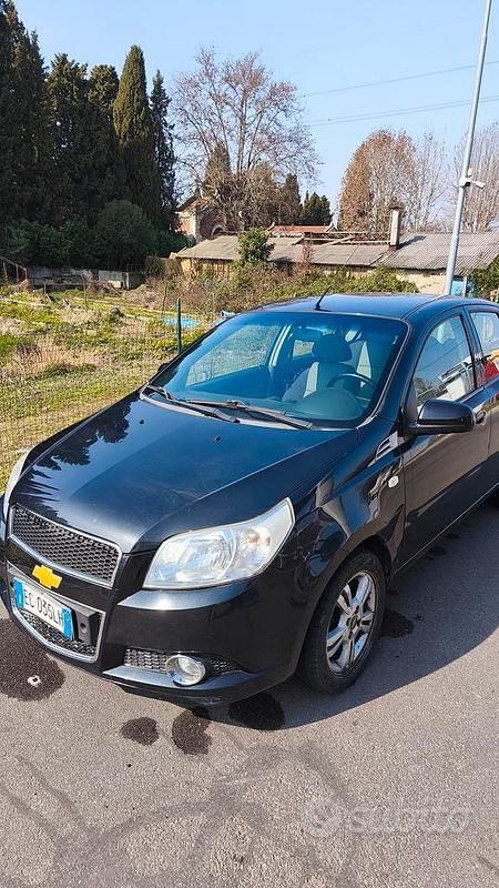 Usata Chevrolet Aveo 2010 Nero Utilitaria