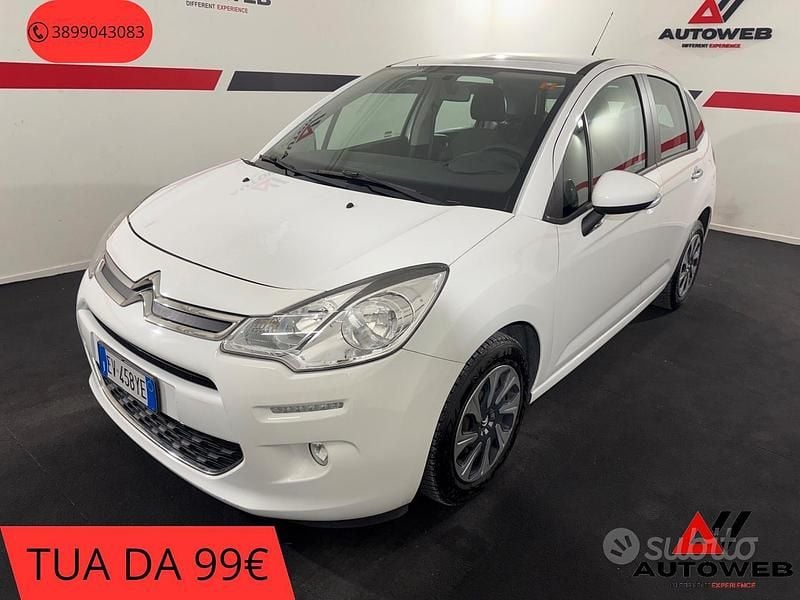 Usata Citroën C3 Exclusive 82 CV (60 kW) 2014 Bianco Berlina