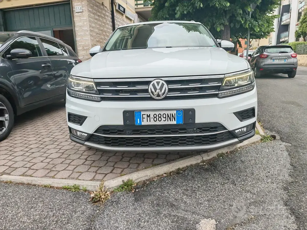 Usata VW Tiguan Sport 150 CV (110 kW) 2018 Bianco SUV