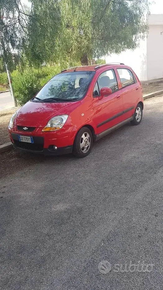 Usata Chevrolet Matiz 67 CV (49 kW) 2009 Rosso Utilitaria