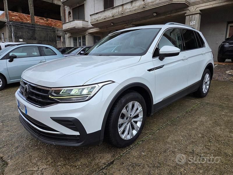 Usata VW Tiguan 150 CV (110 kW) 2022 Bianco SUV