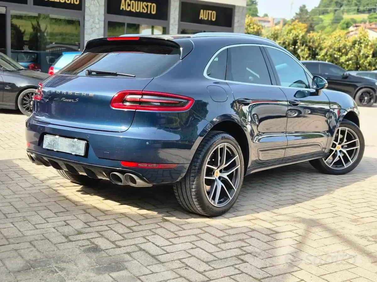 Usata Porsche Macan 250 CV (183 kW) 2015 Blu SUV