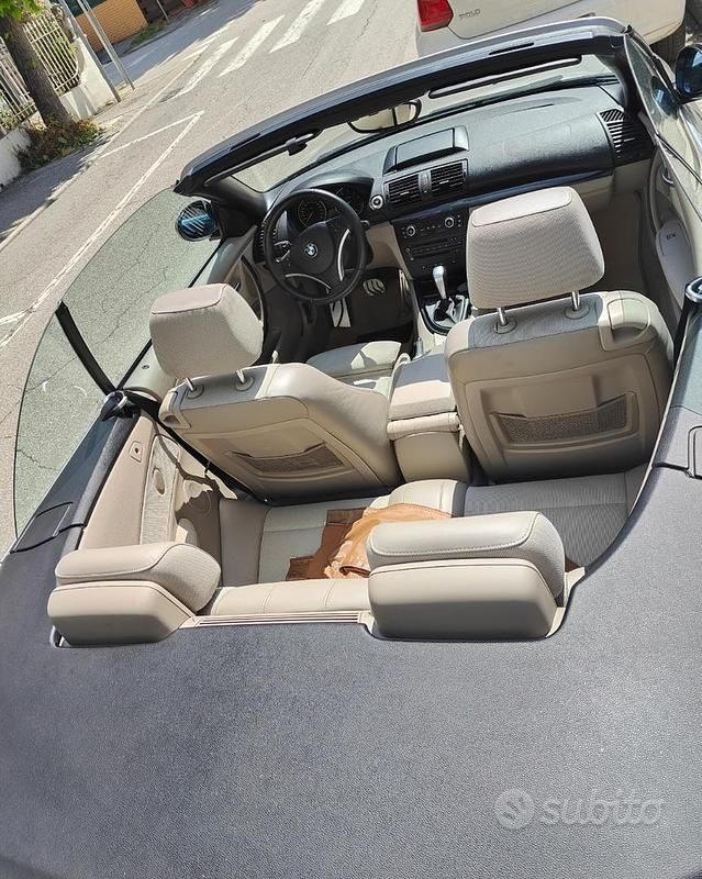 Usata BMW 120 Cabriolet Efficient Dynamics 170 CV (125 kW) 2009 Grigio Cabrio