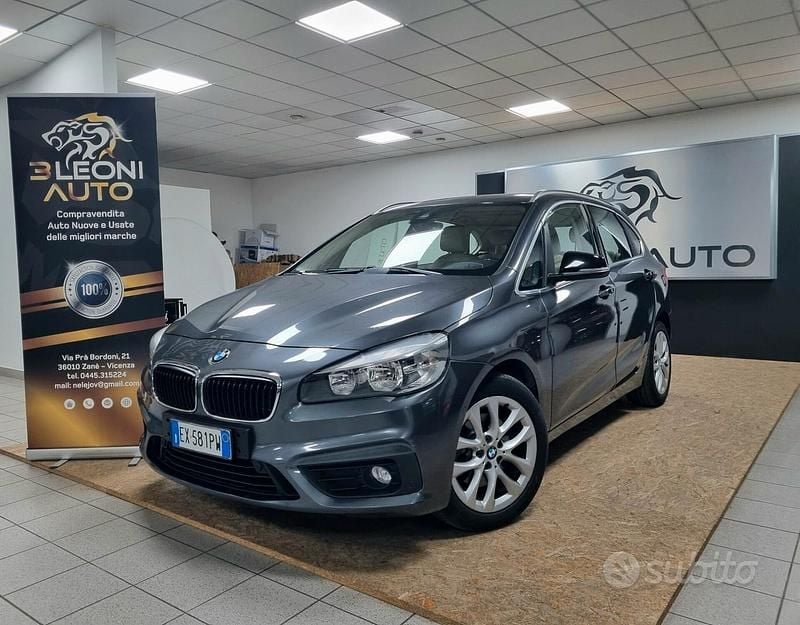 Usata BMW 220 Active Tourer Advantage 190 CV (139 kW) 2015 Grigio Monovolume