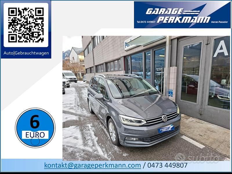 Usata VW Touran Highline 150 CV (110 kW) 2016 Grigio Monovolume