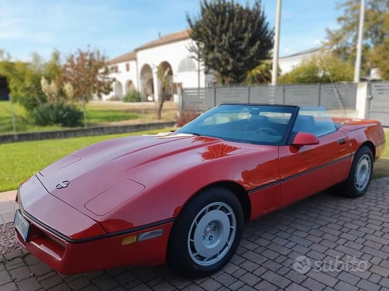 Usata Chevrolet Corvette C4 1987 Rosso Cabrio