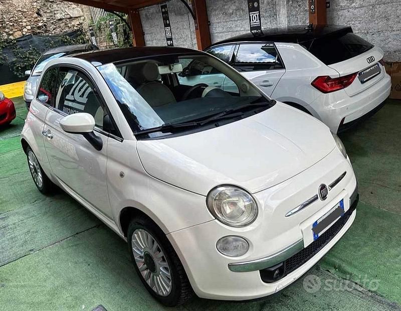 Usata Fiat 500 Lounge 69 CV (50 kW) 2012 Bianco Berlina