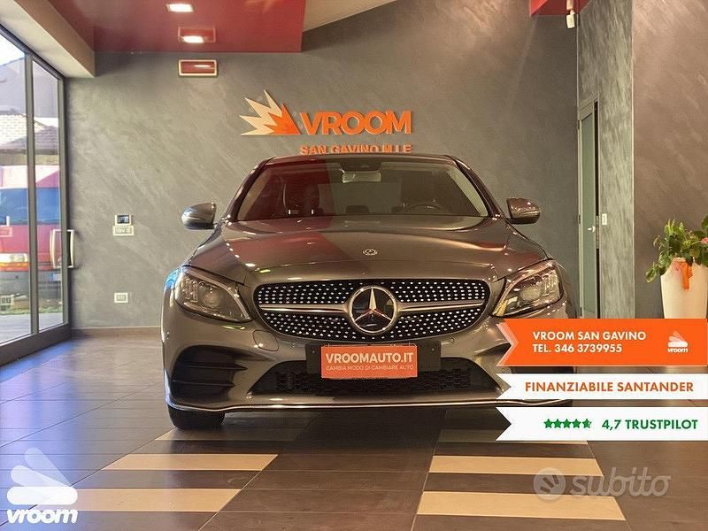 Usata Mercedes C220 Premium 194 CV (142 kW) 2019 Beige Berlina