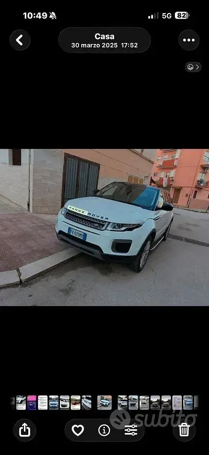 Usata Land Rover Range Rover 150 CV (110 kW) 2017 Bianco SUV