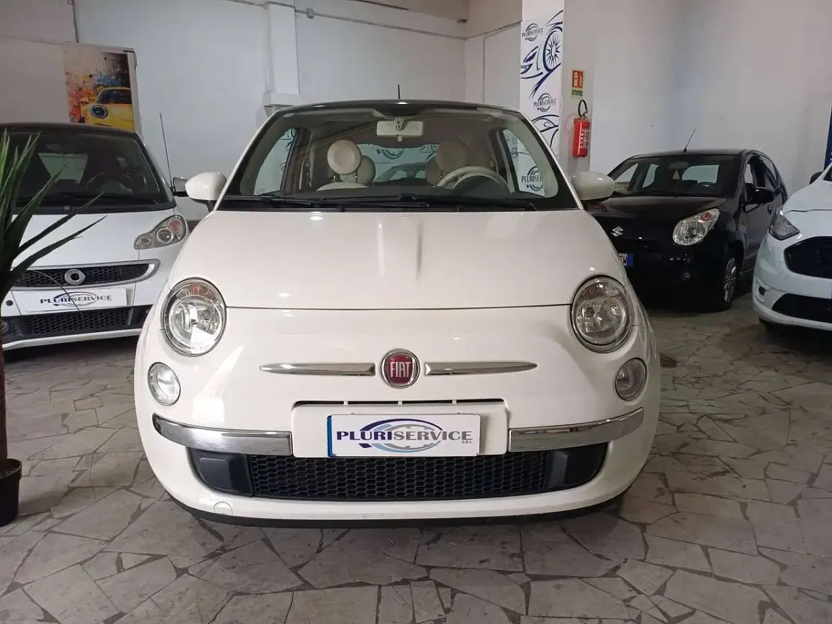 Usata Fiat 500 Lounge 69 CV (50 kW) 2014 Bianco Utilitaria