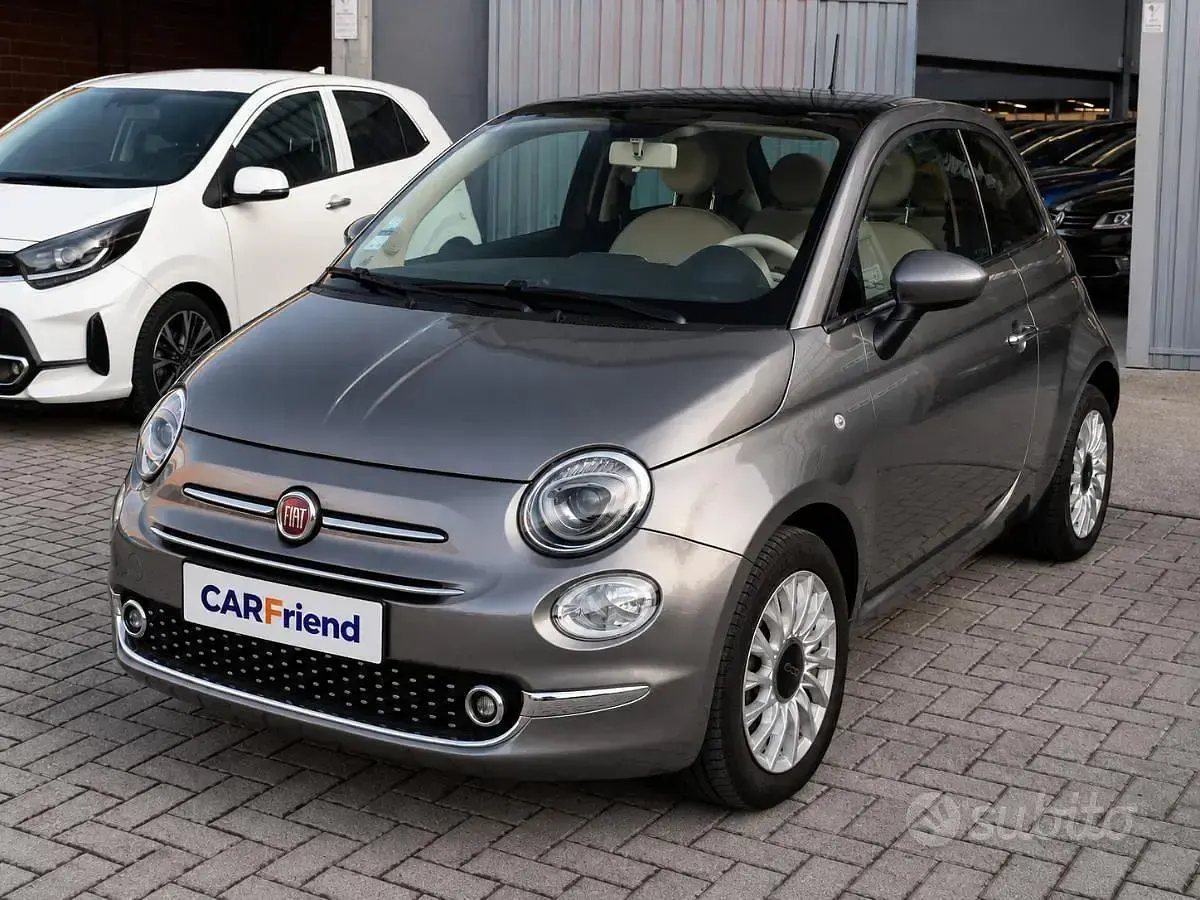 Usata Fiat 500 Lounge 69 CV (50 kW) 2017 Grigio Utilitaria