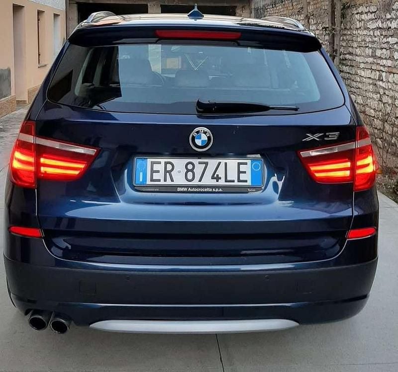 Usata BMW X3 313 CV (230 kW) 2013 Blu/azzurro SUV